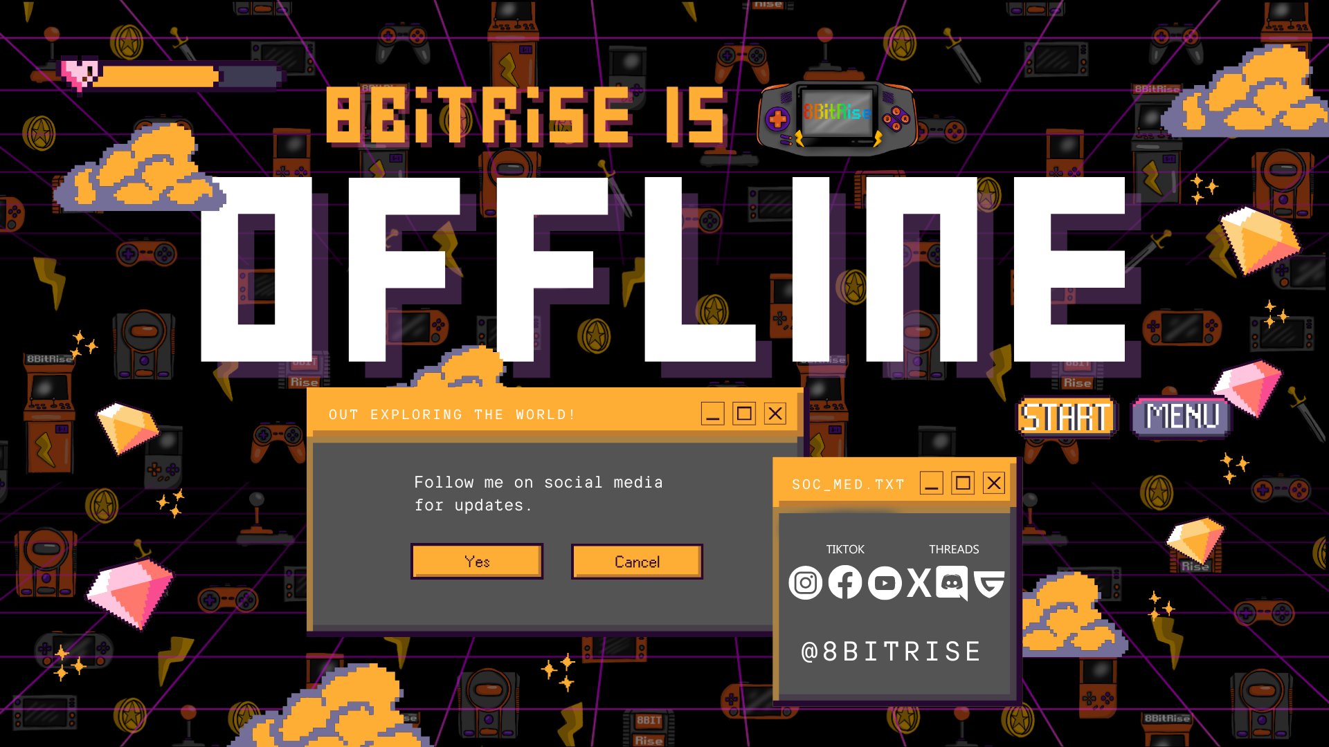 8BitRise banner