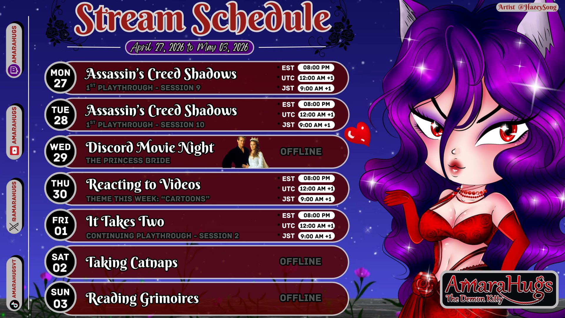 AmaraHugs banner