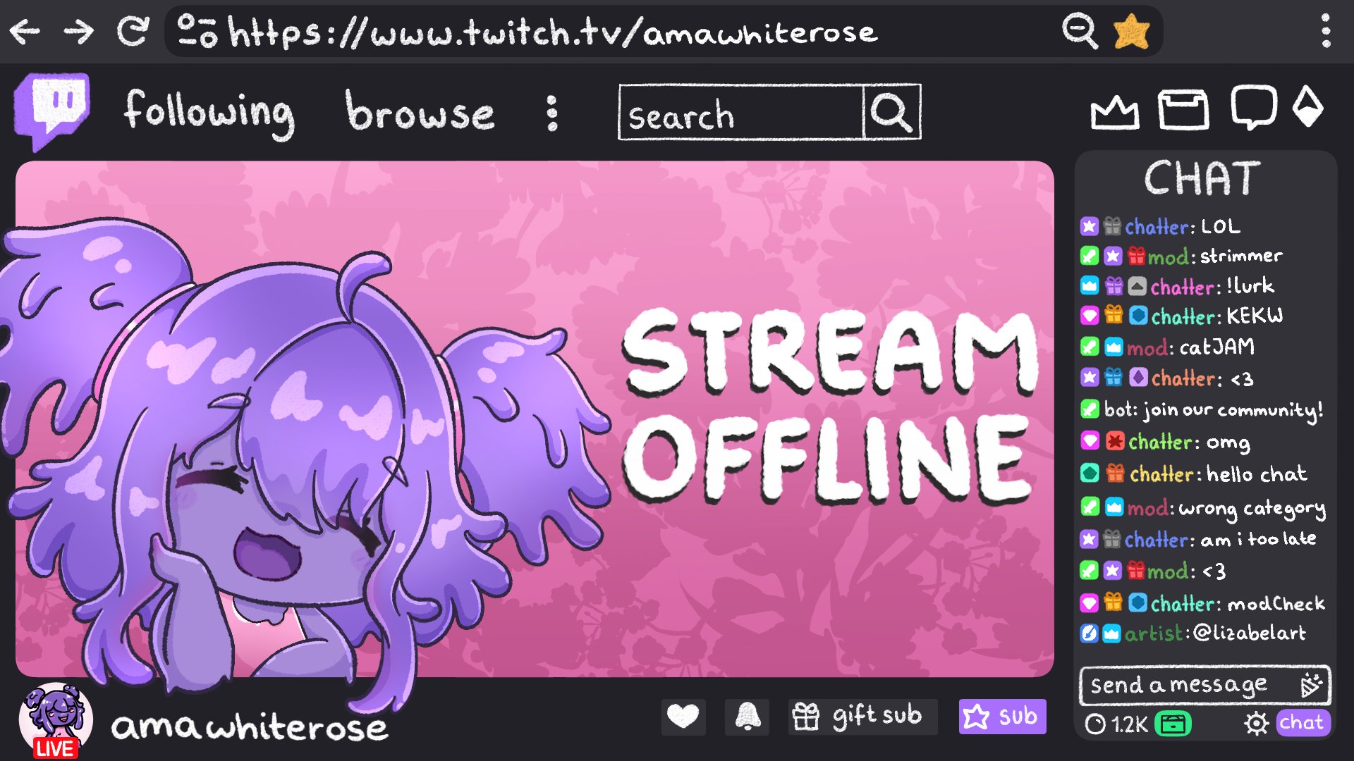 AmaWhiterose banner