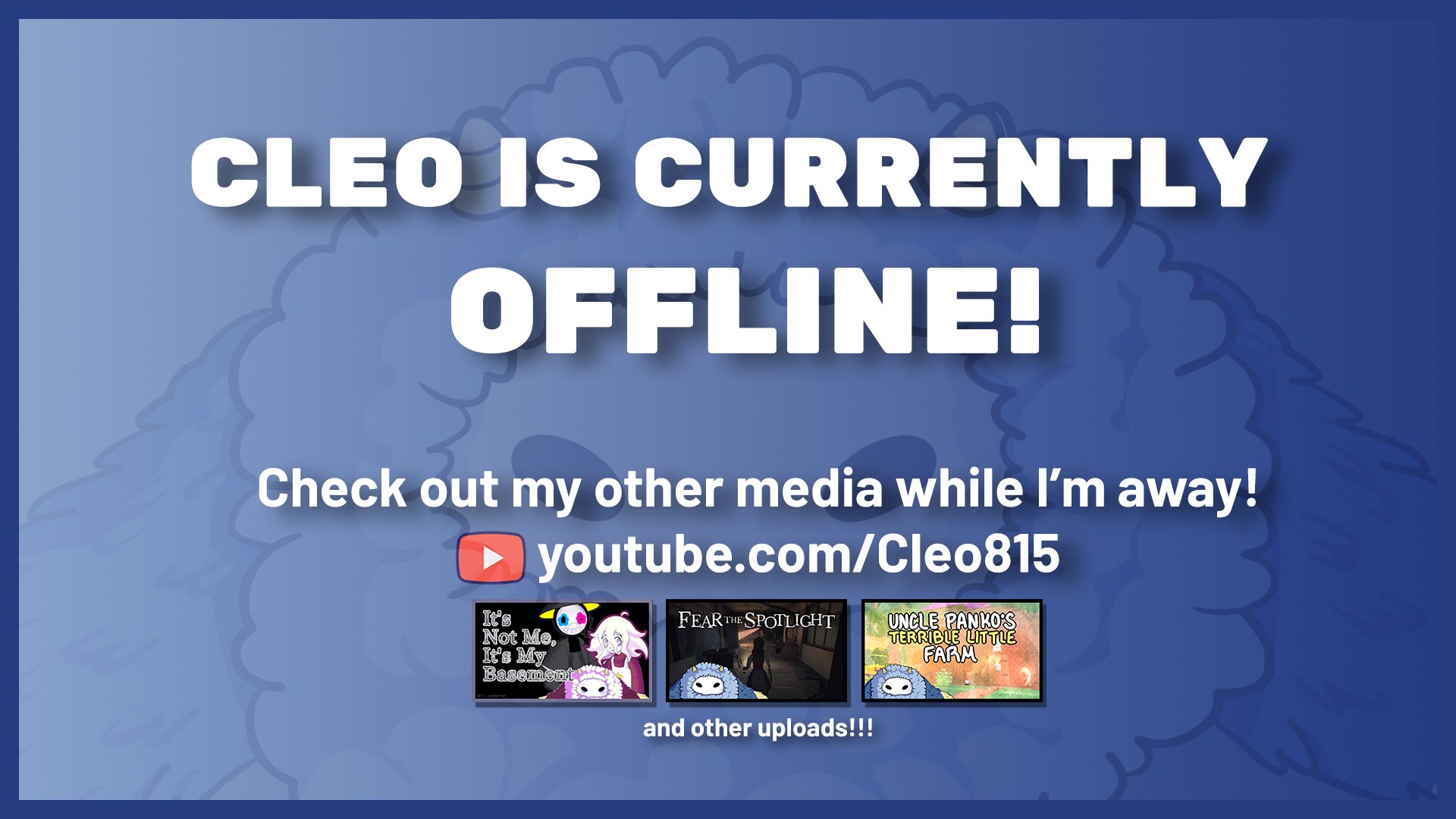 CleoOnTwitch banner
