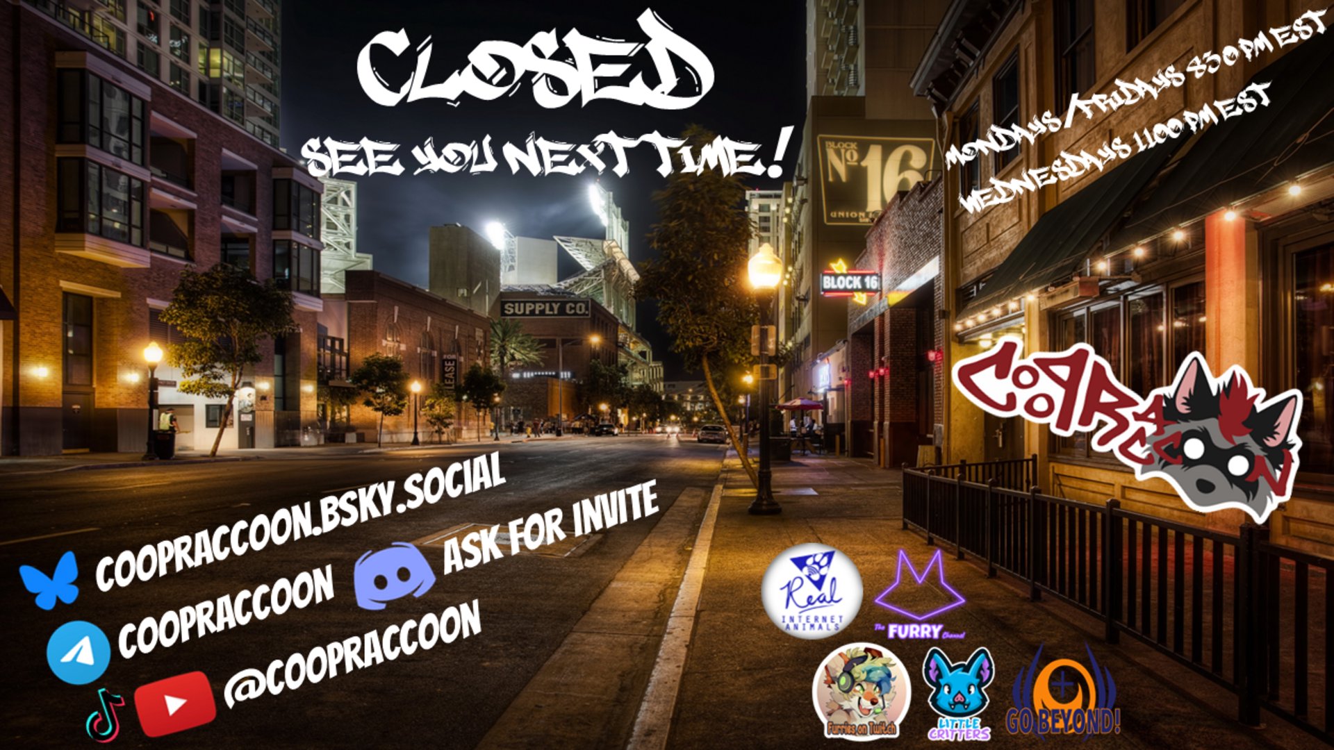 CoopRaccoon banner
