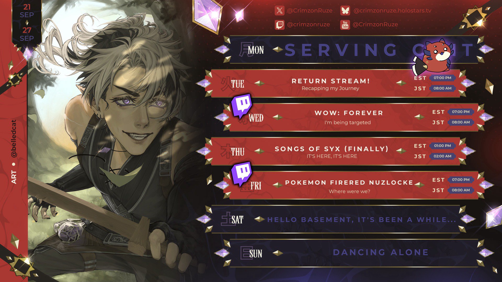 Crimzon Ruze banner
