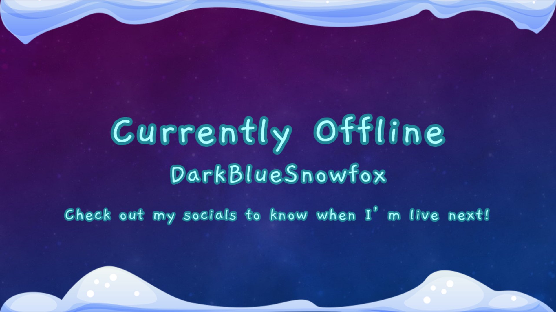 DarkBlueSnowfox banner