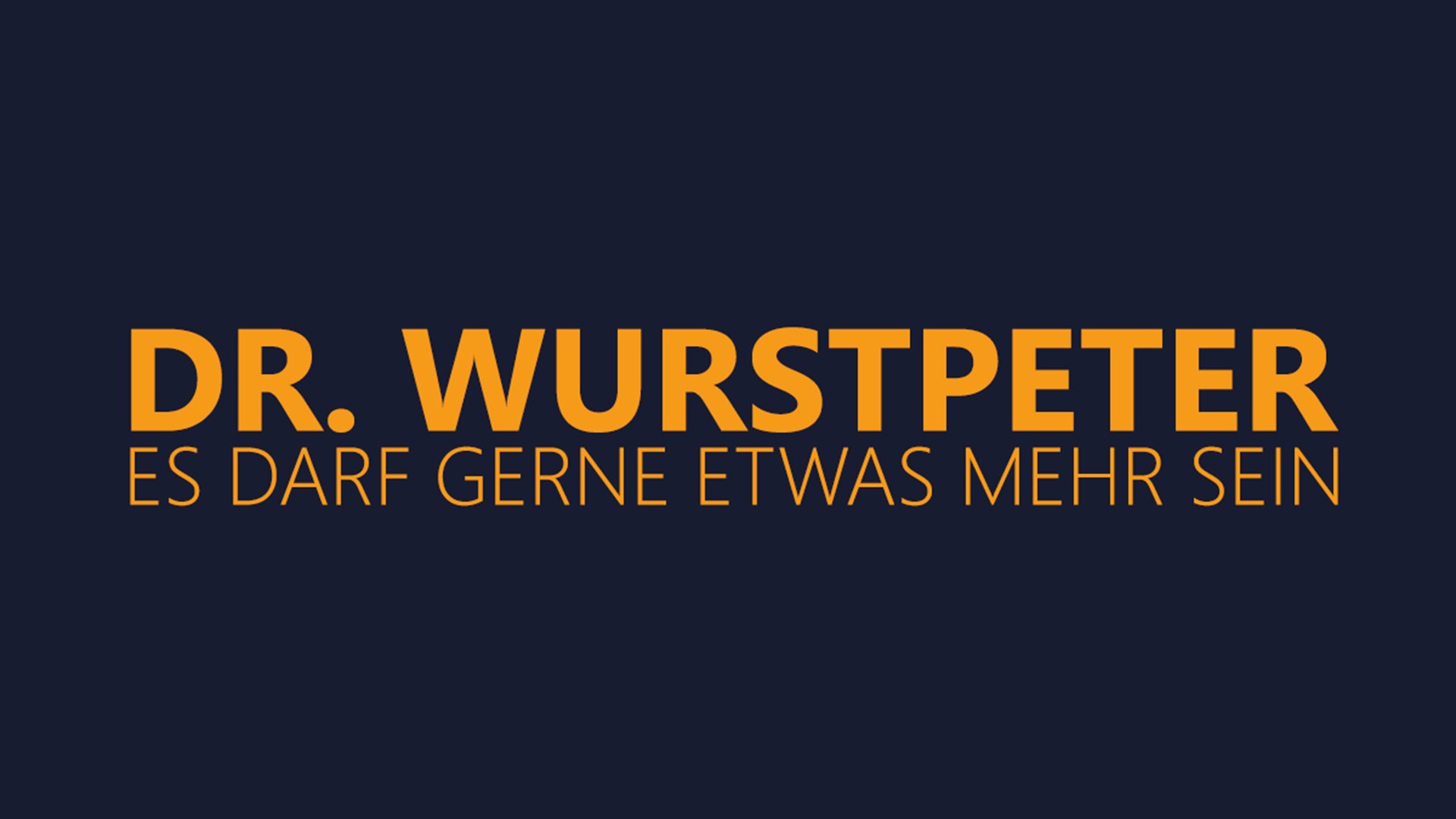 DrWurstpeter banner