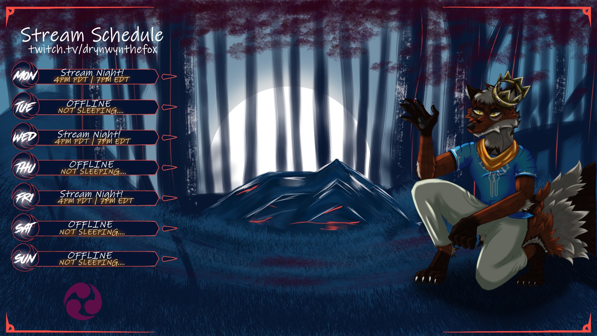 DrynwynTheFox banner