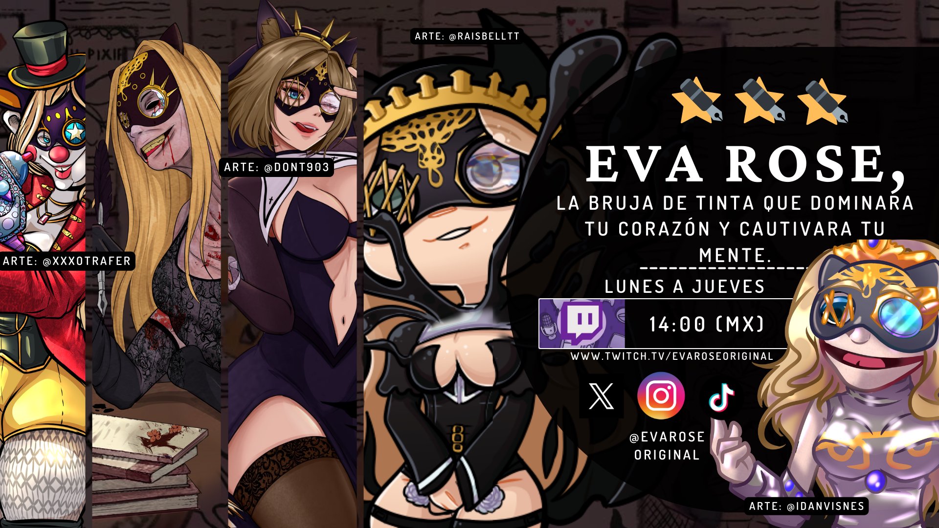 Eva Rose, La Bruja de Tinta banner