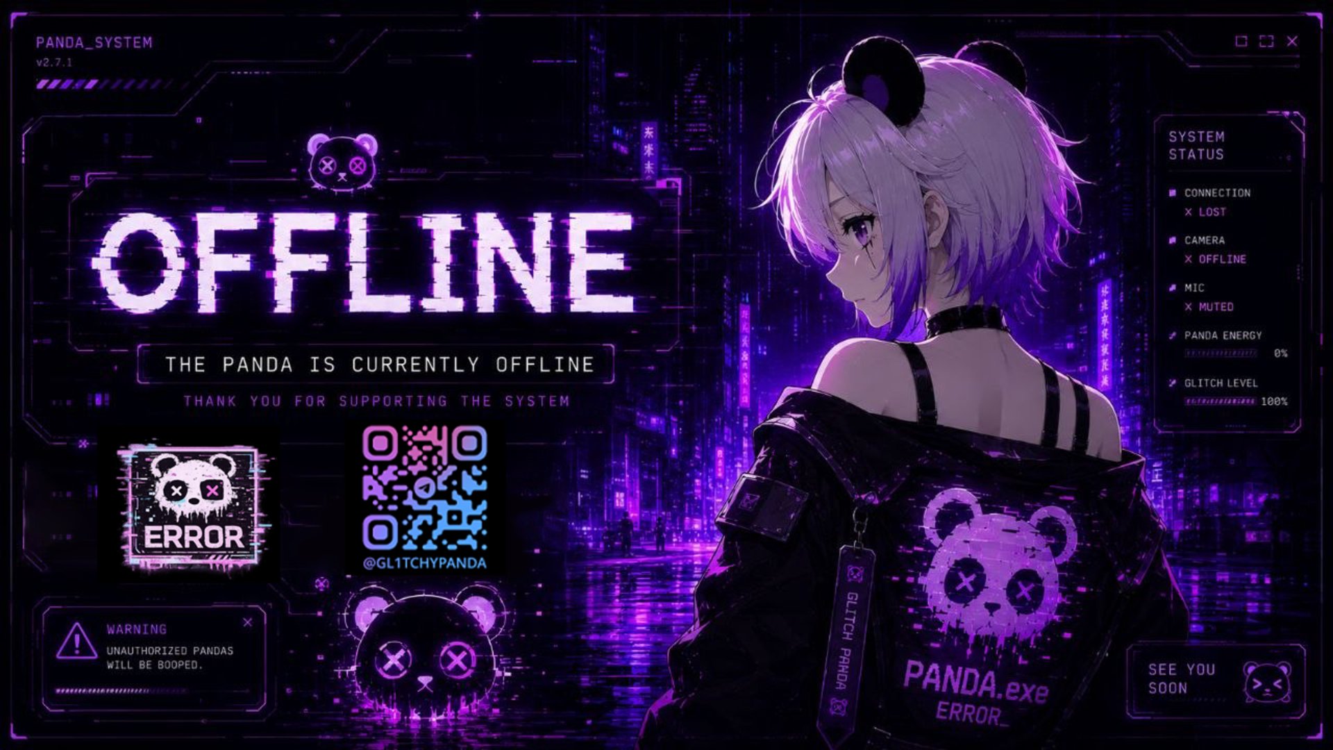 Gl1tchyPanda banner