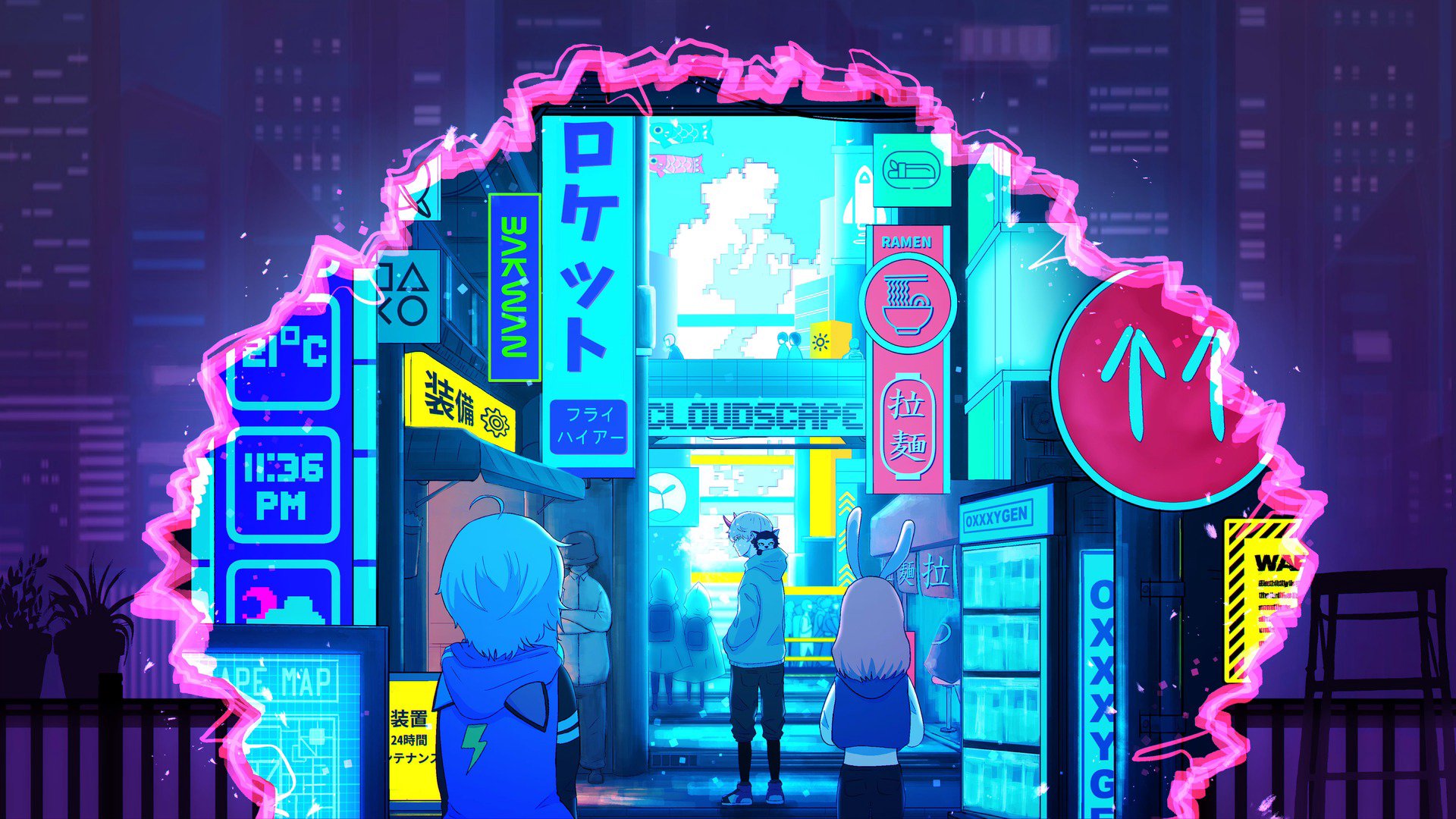 GlitchedCloud banner