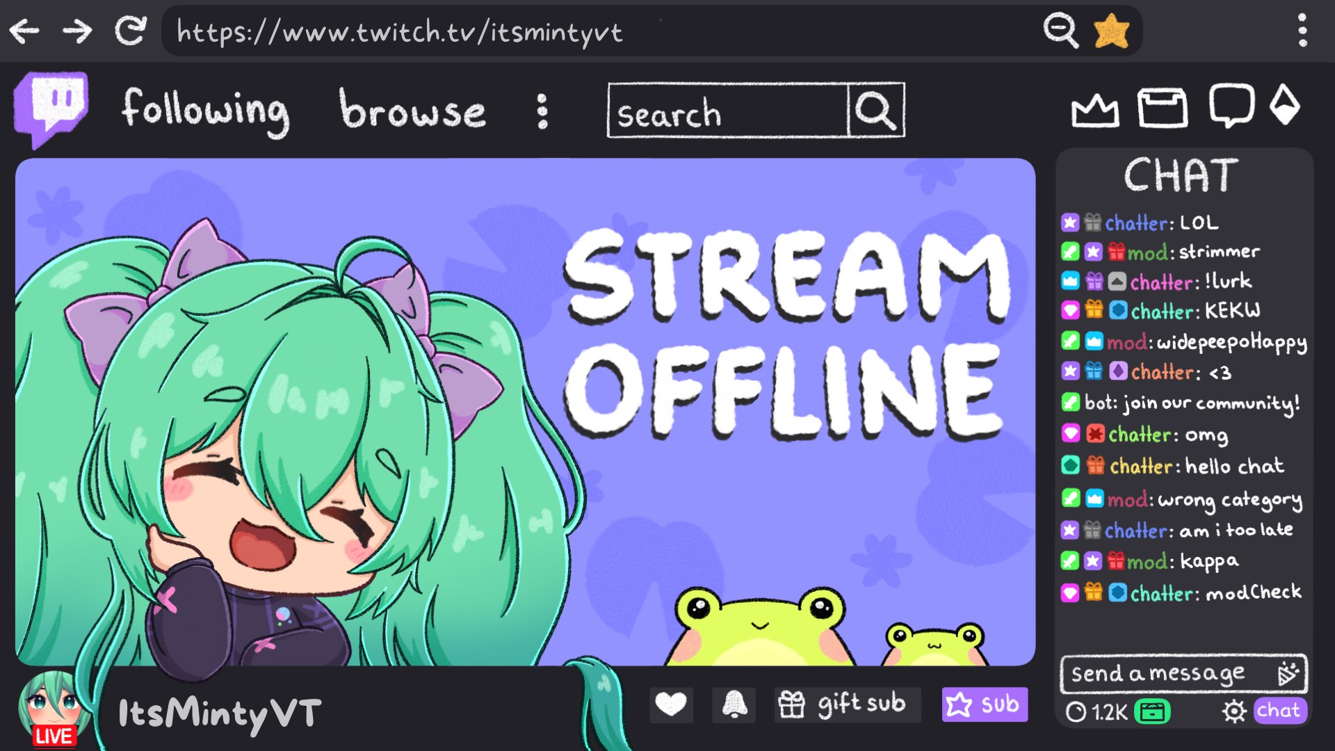 Minty banner