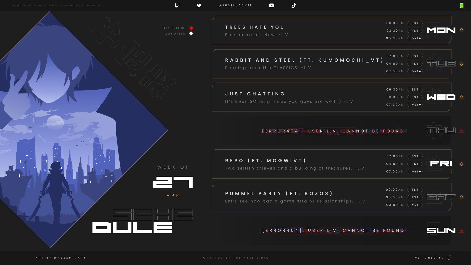 JustLucaVee banner