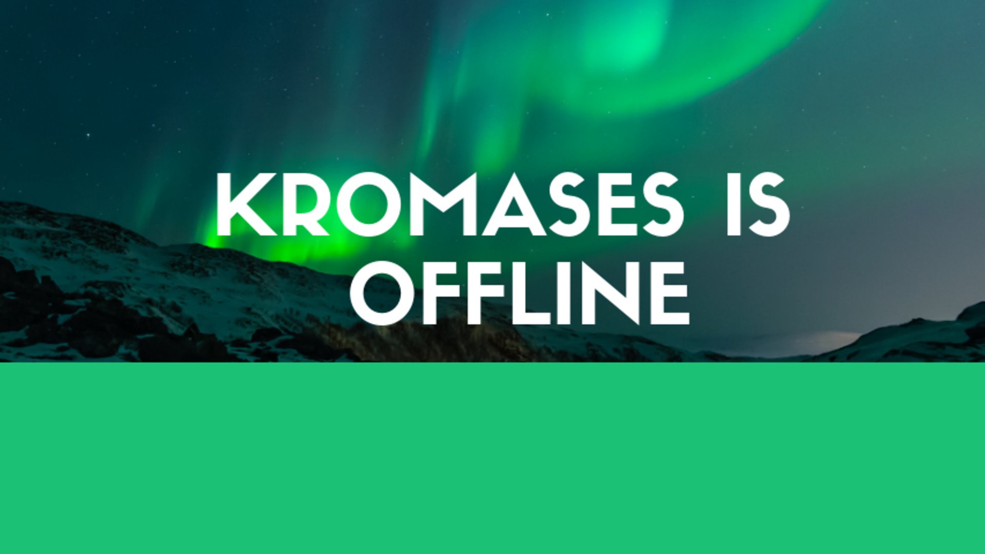 Kromases banner