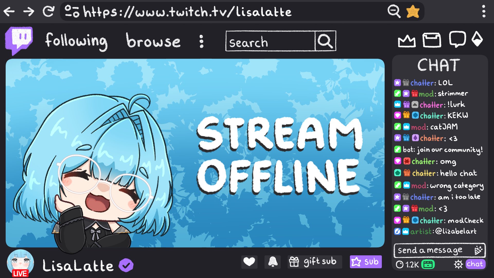 LisaLatte banner