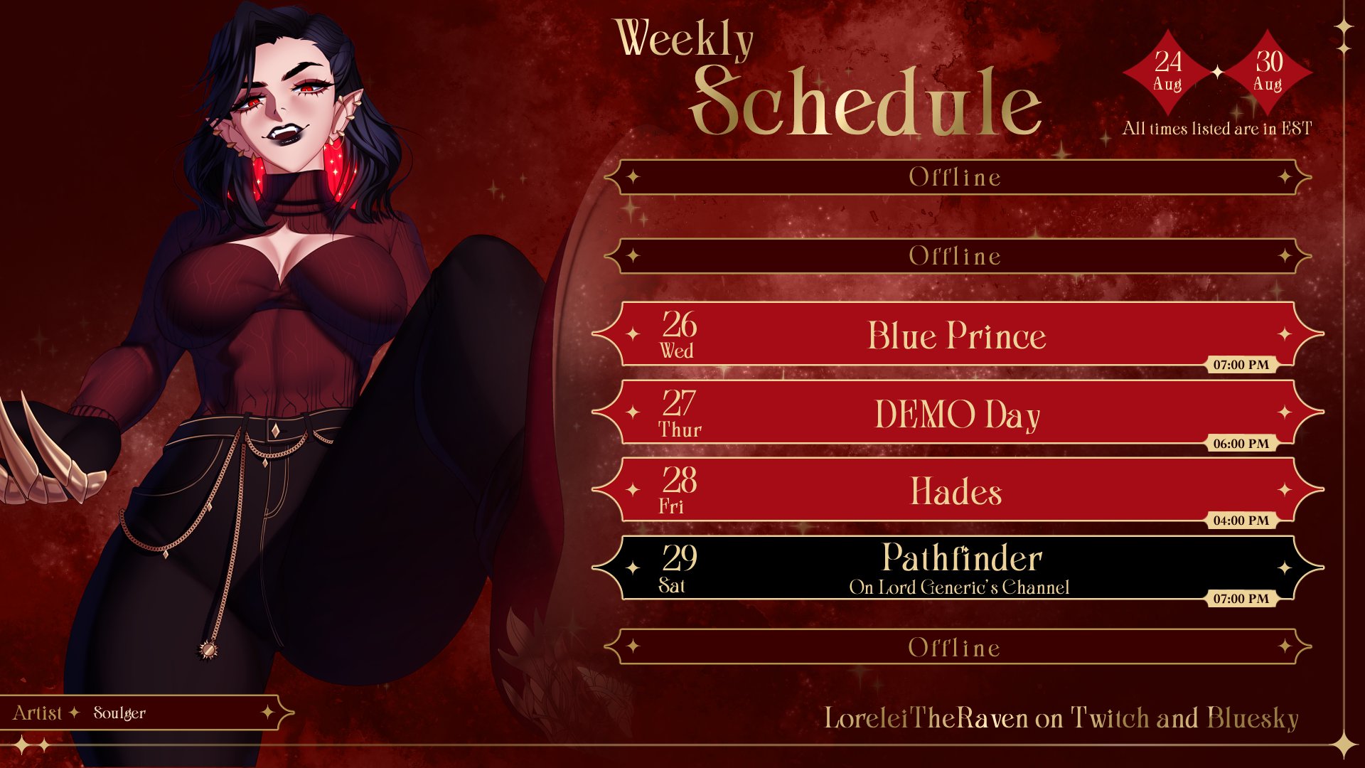 LoreleiTheRaven banner