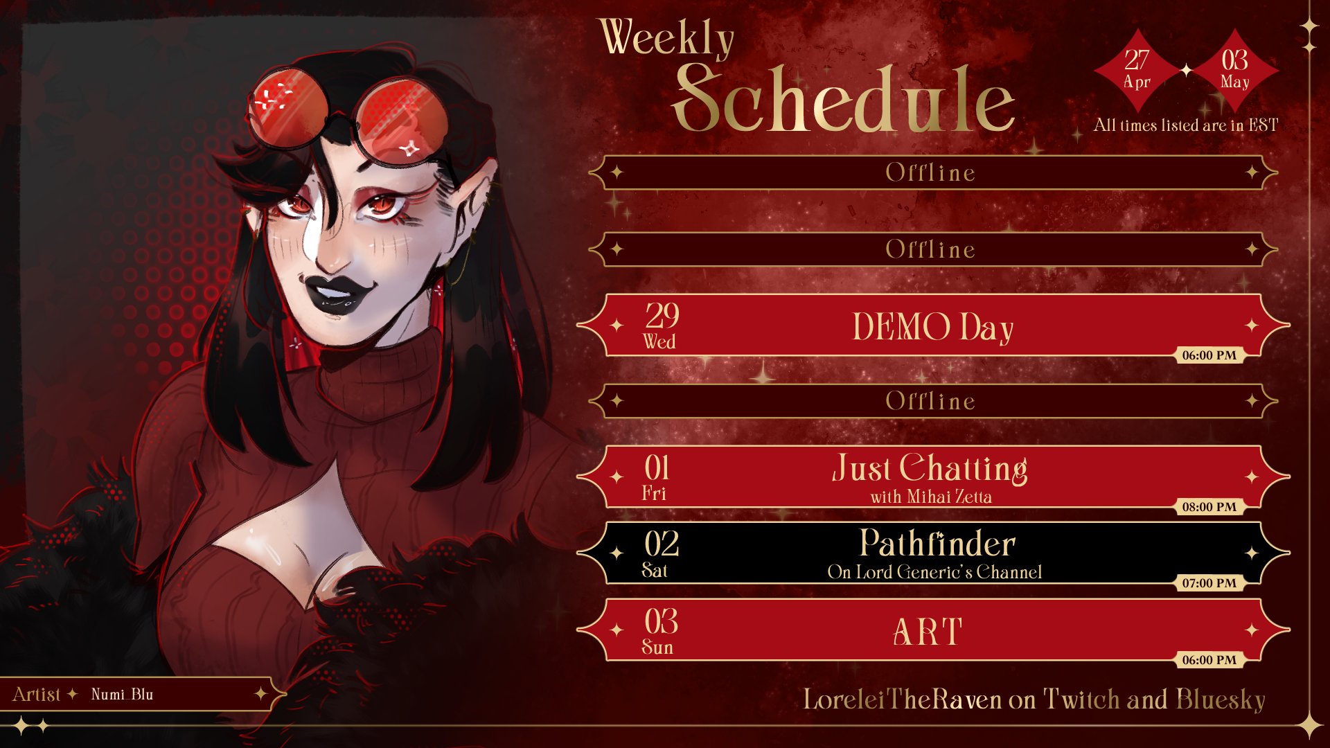 LoreleiTheRaven banner