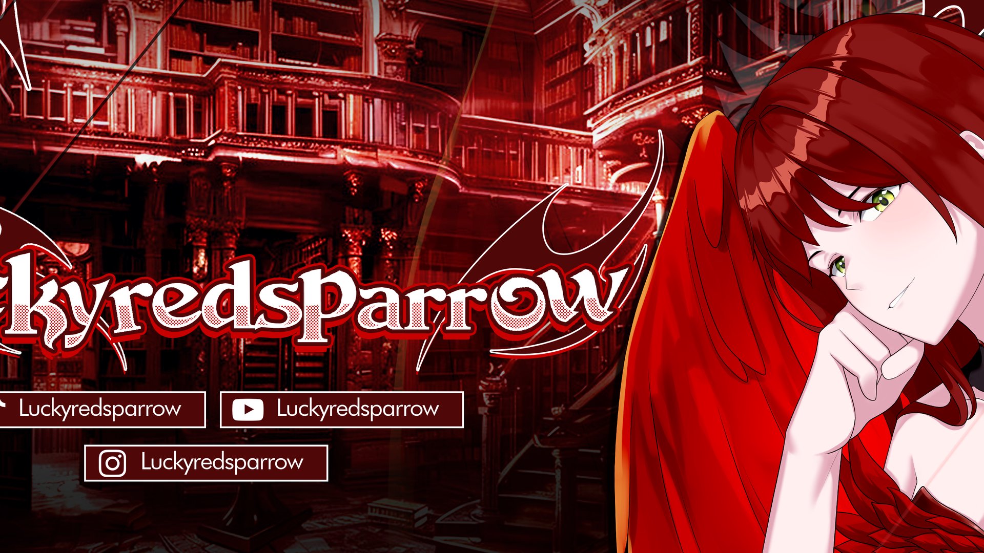 Luckyredsparrow banner