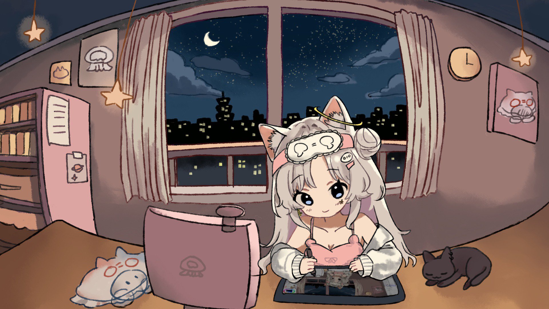 趕稿中的小水星 banner