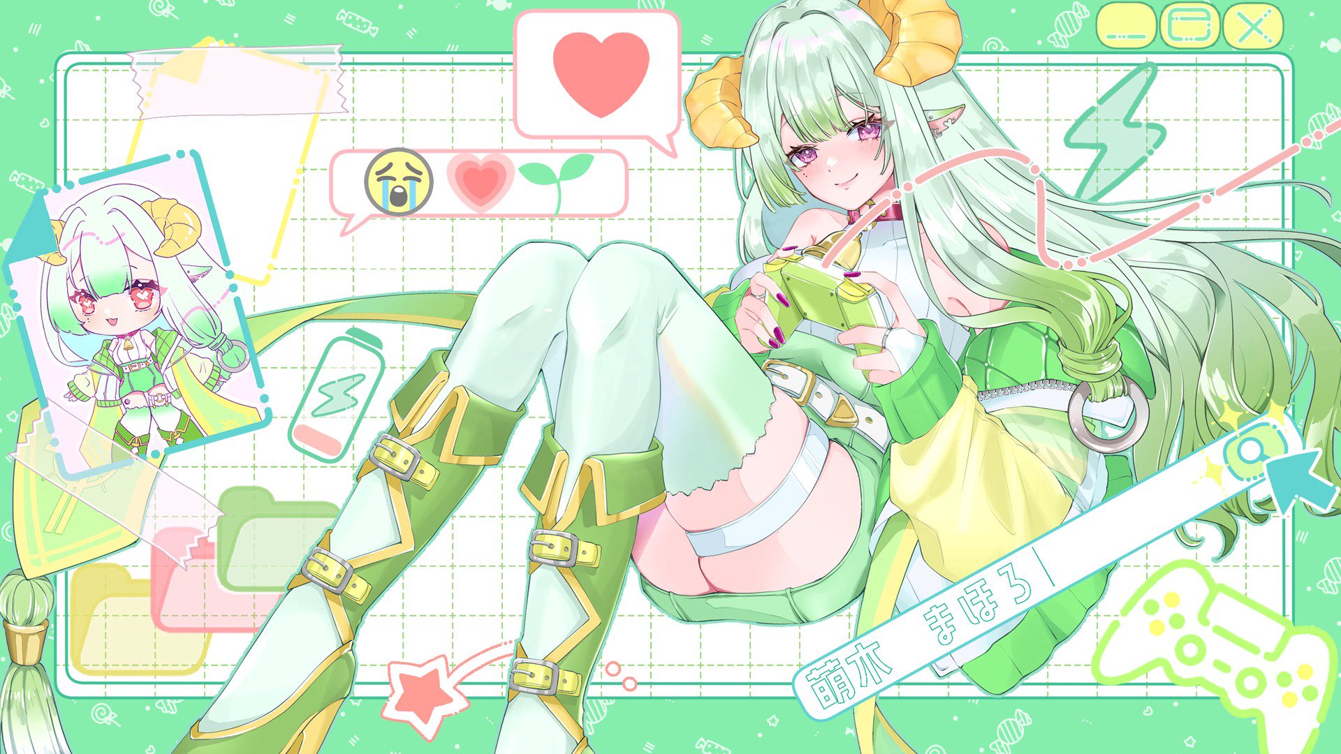 萌木まほろ banner