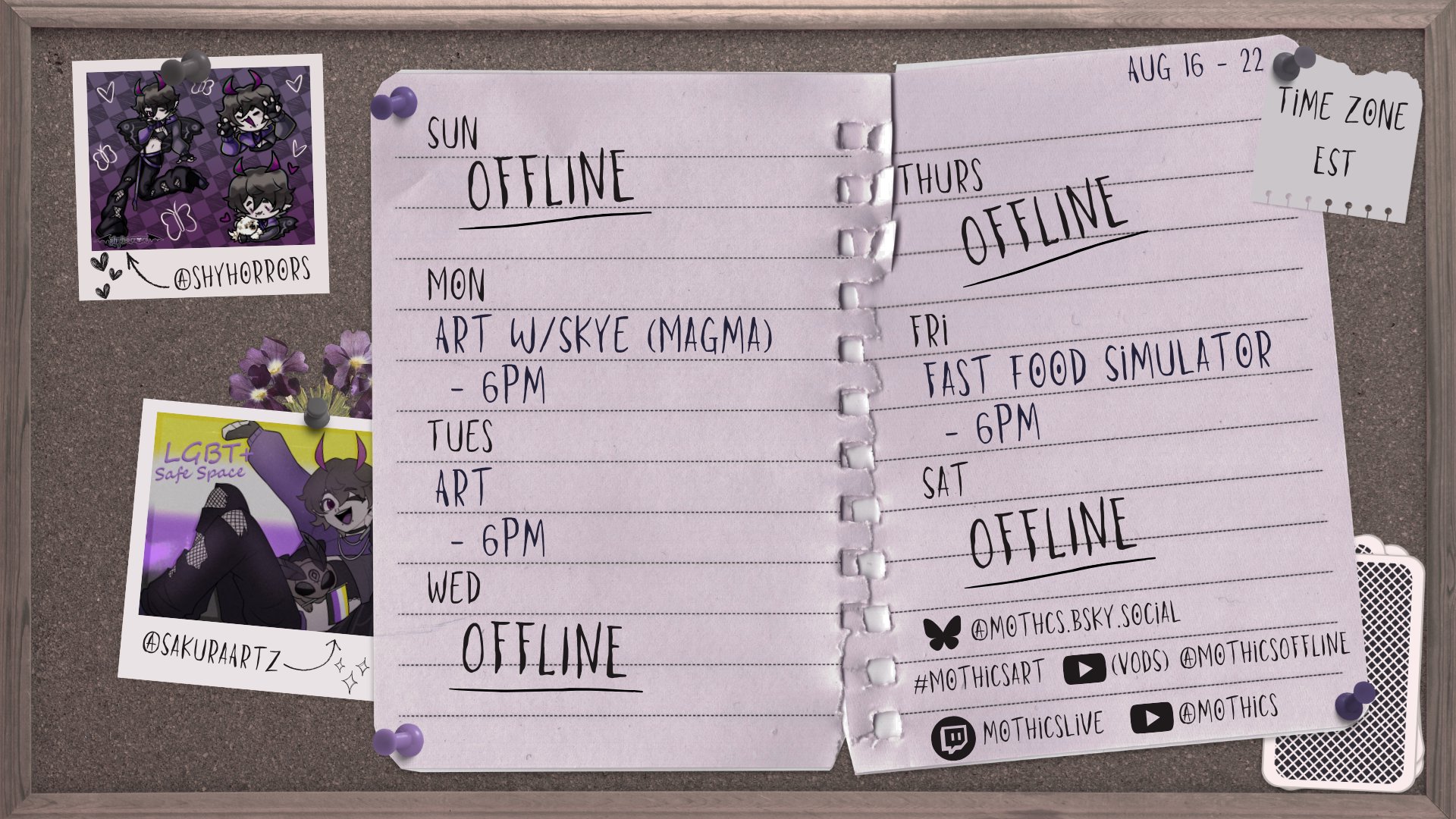 MothicsLIVE banner