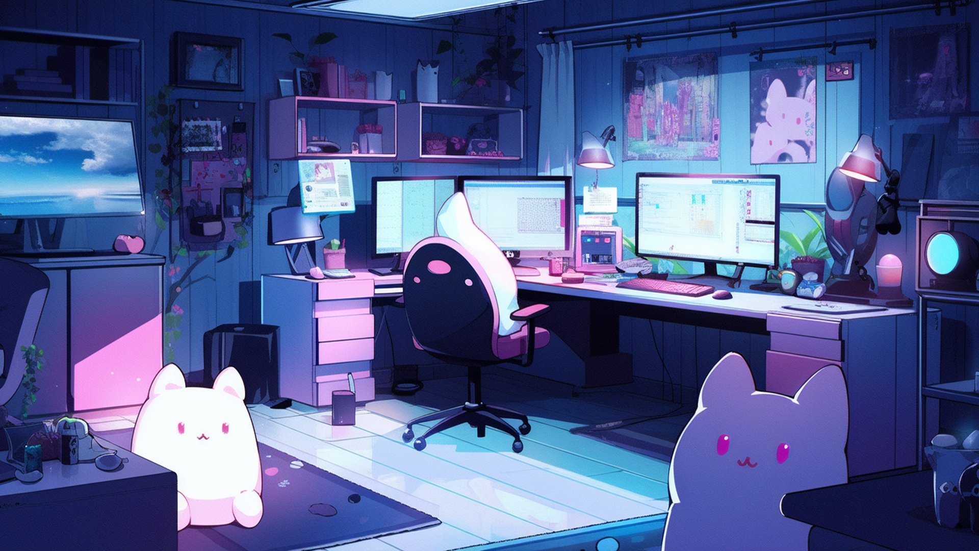 猫つな真夜 banner