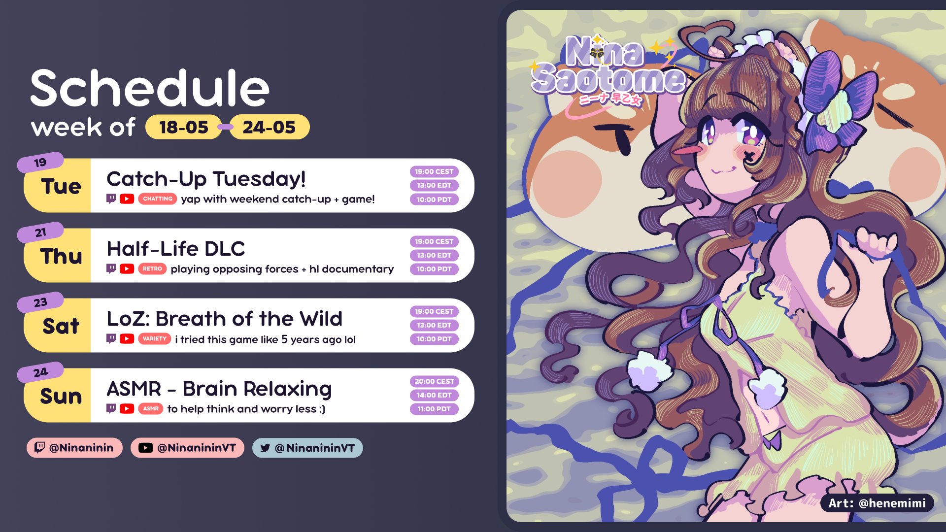 Nina Saotome banner