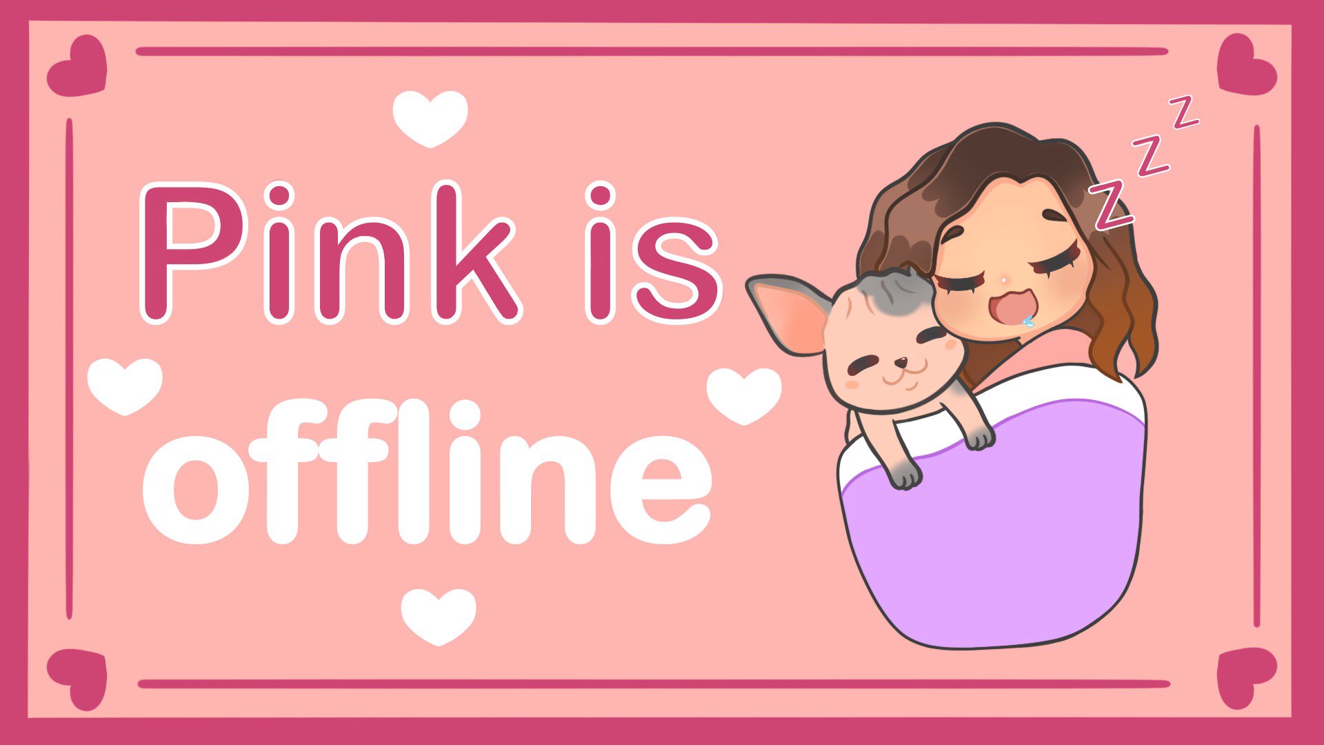 pink banner