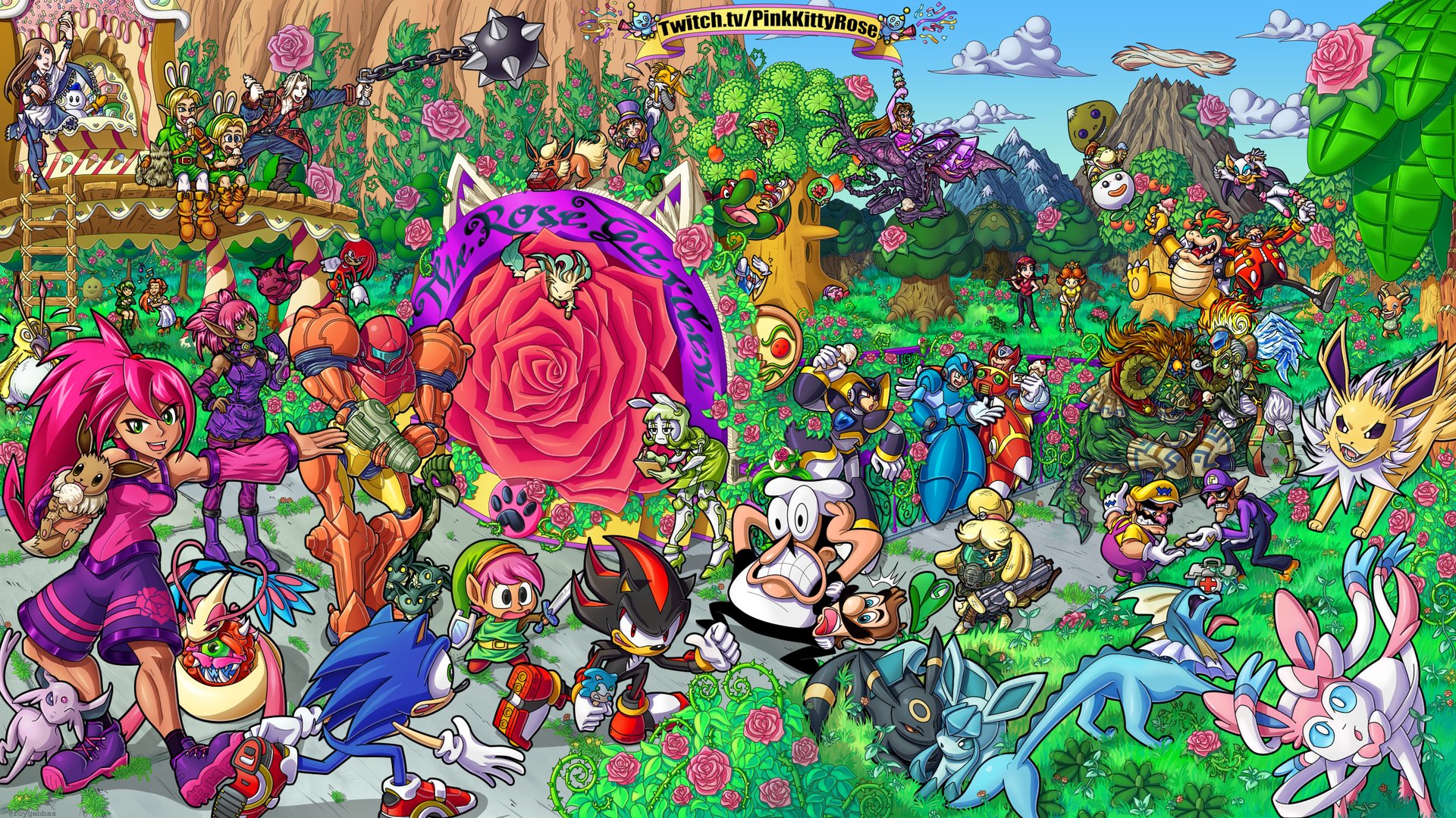 PinkKittyRose banner
