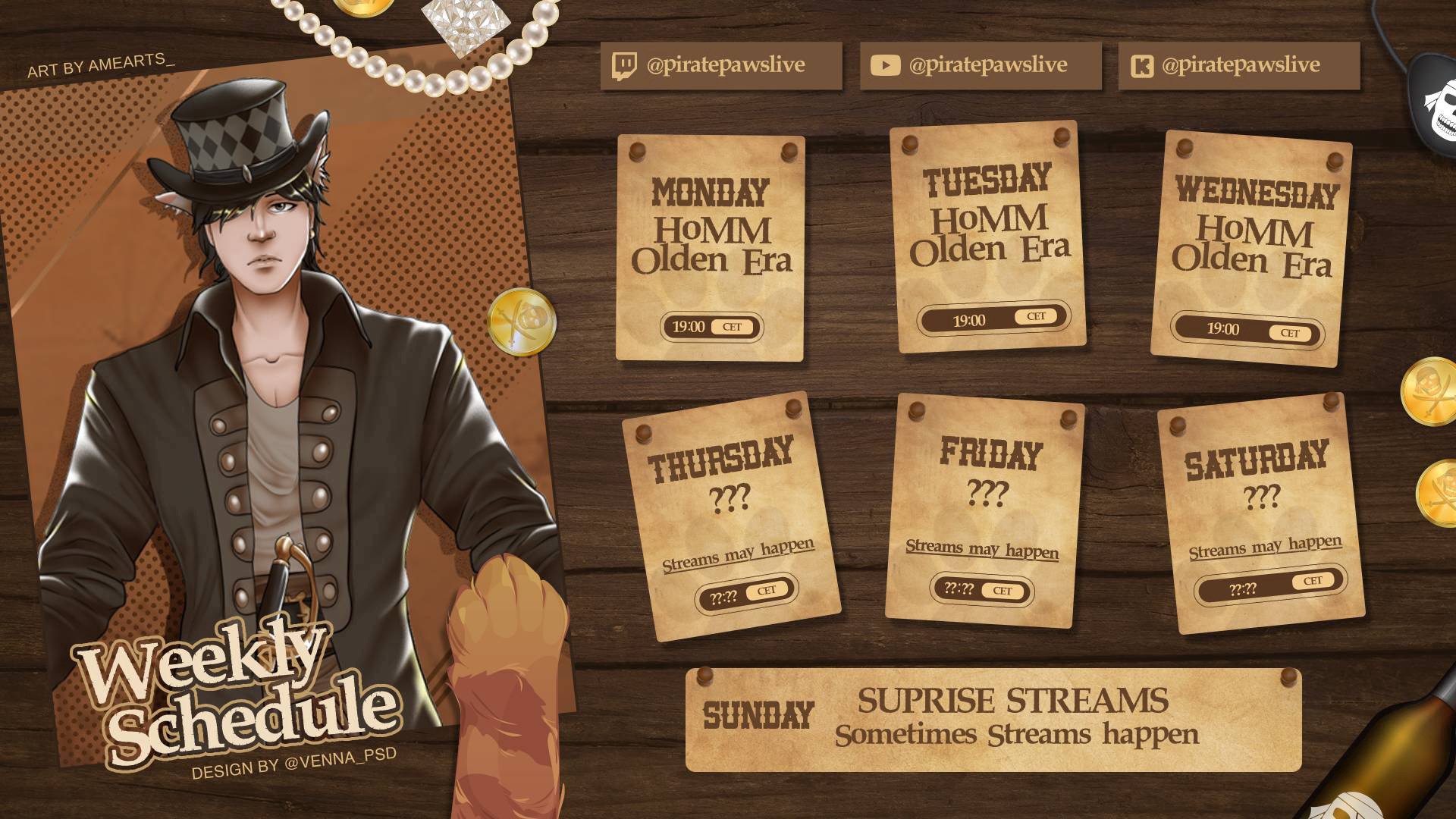 PiratePawsLive banner