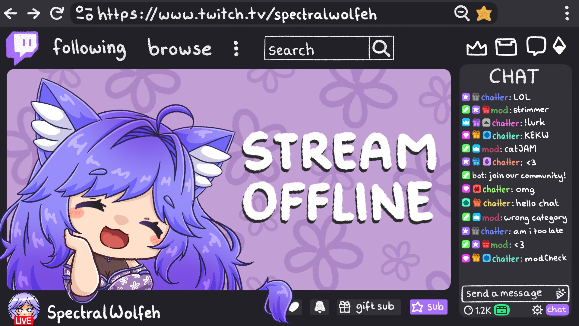SpectralWolfeh banner