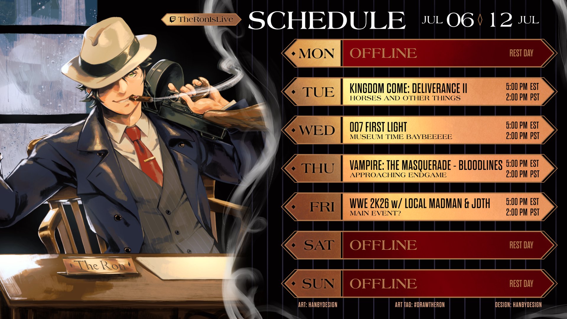 TheRonIsLive banner