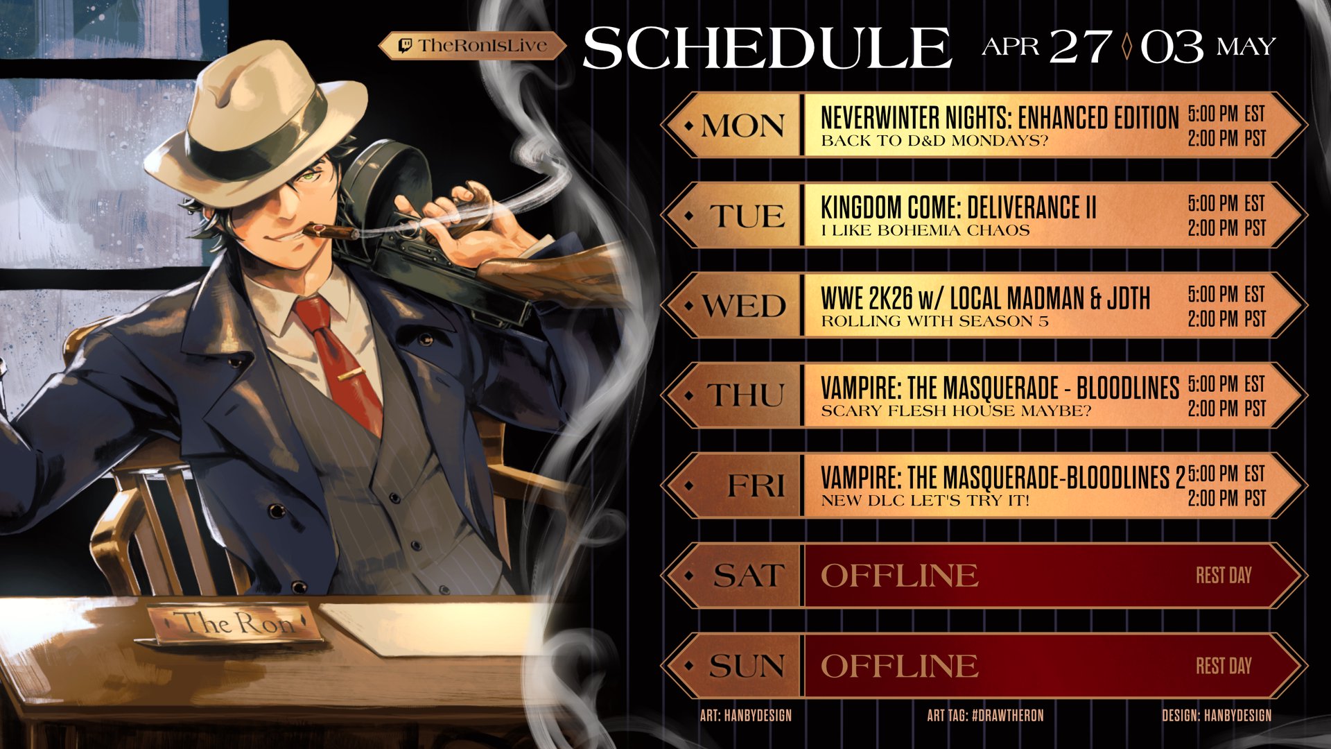 TheRonIsLive banner