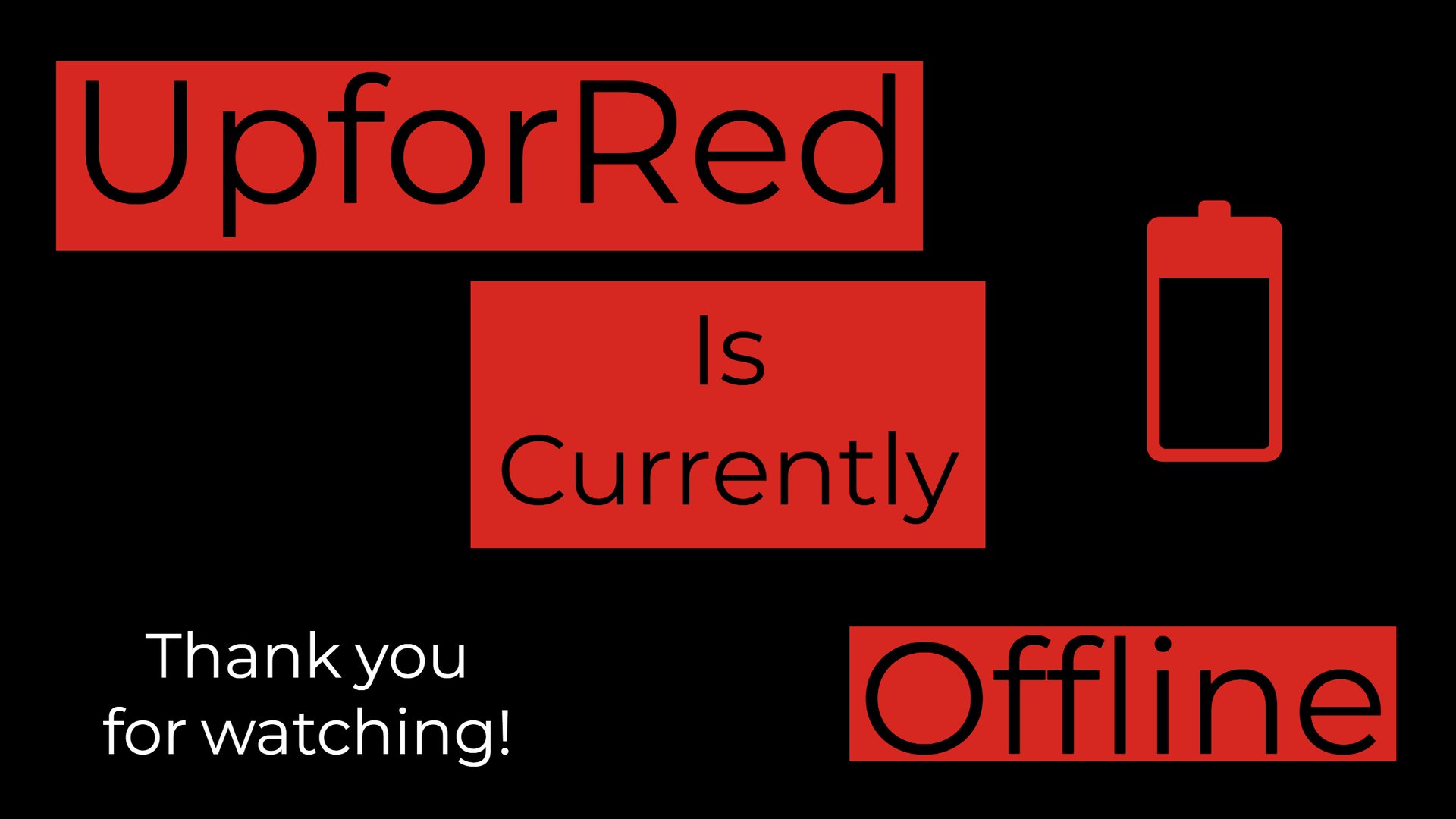 UpForRed banner