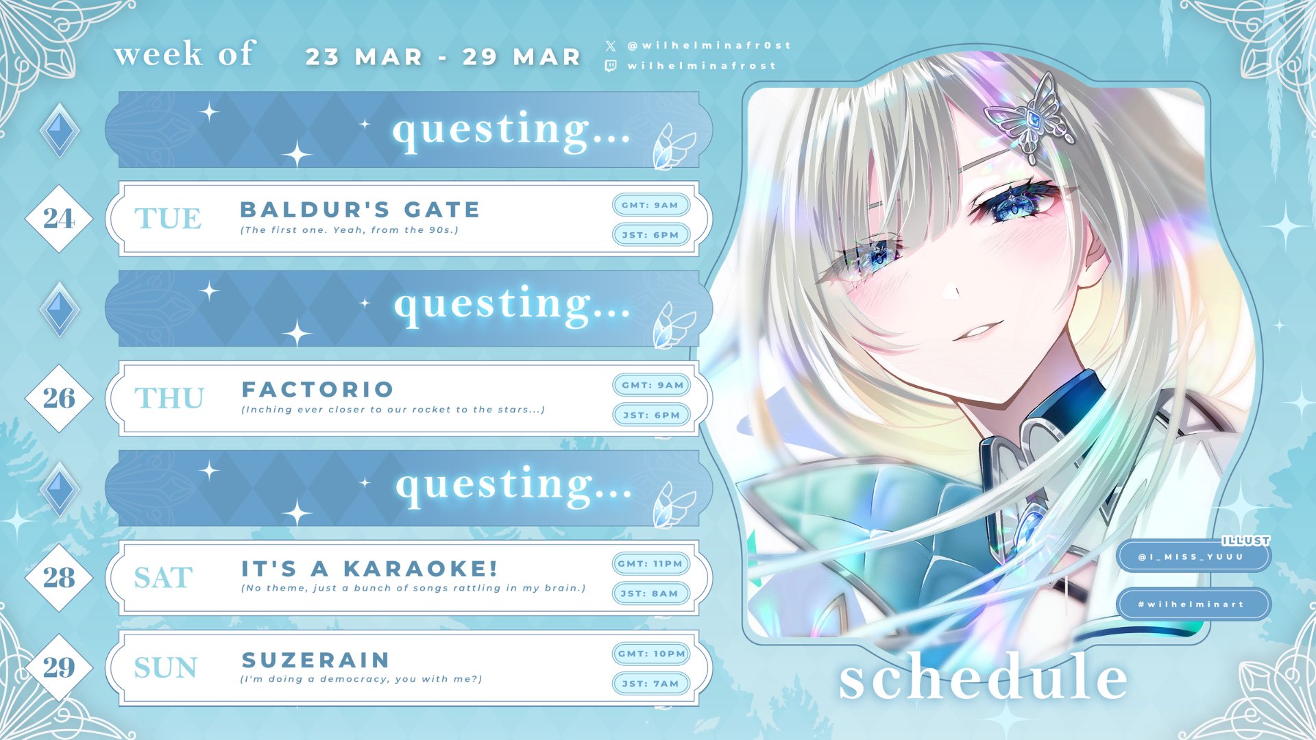 Wilhelmina Frost banner