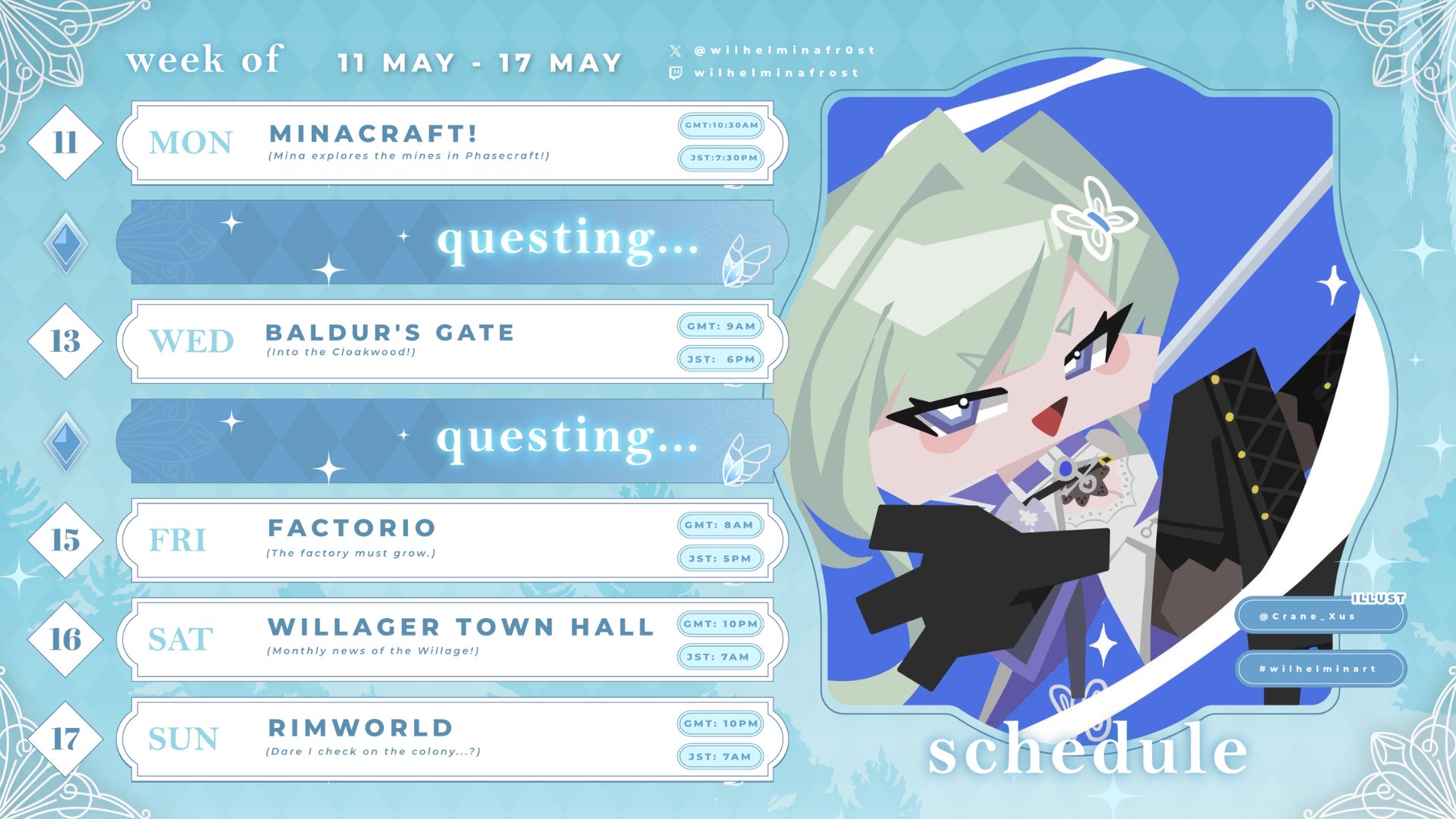 Wilhelmina Frost banner