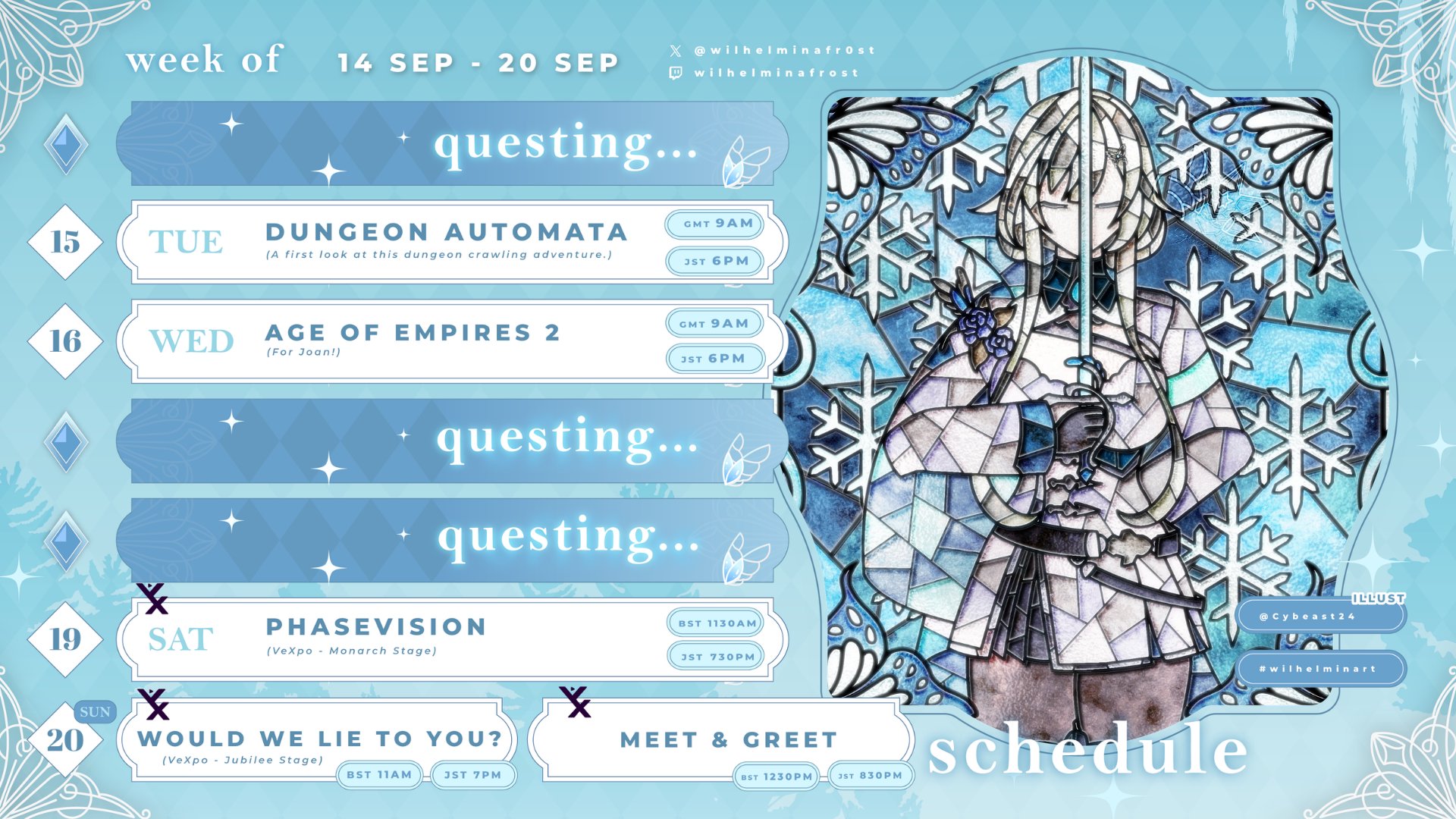 Wilhelmina Frost banner