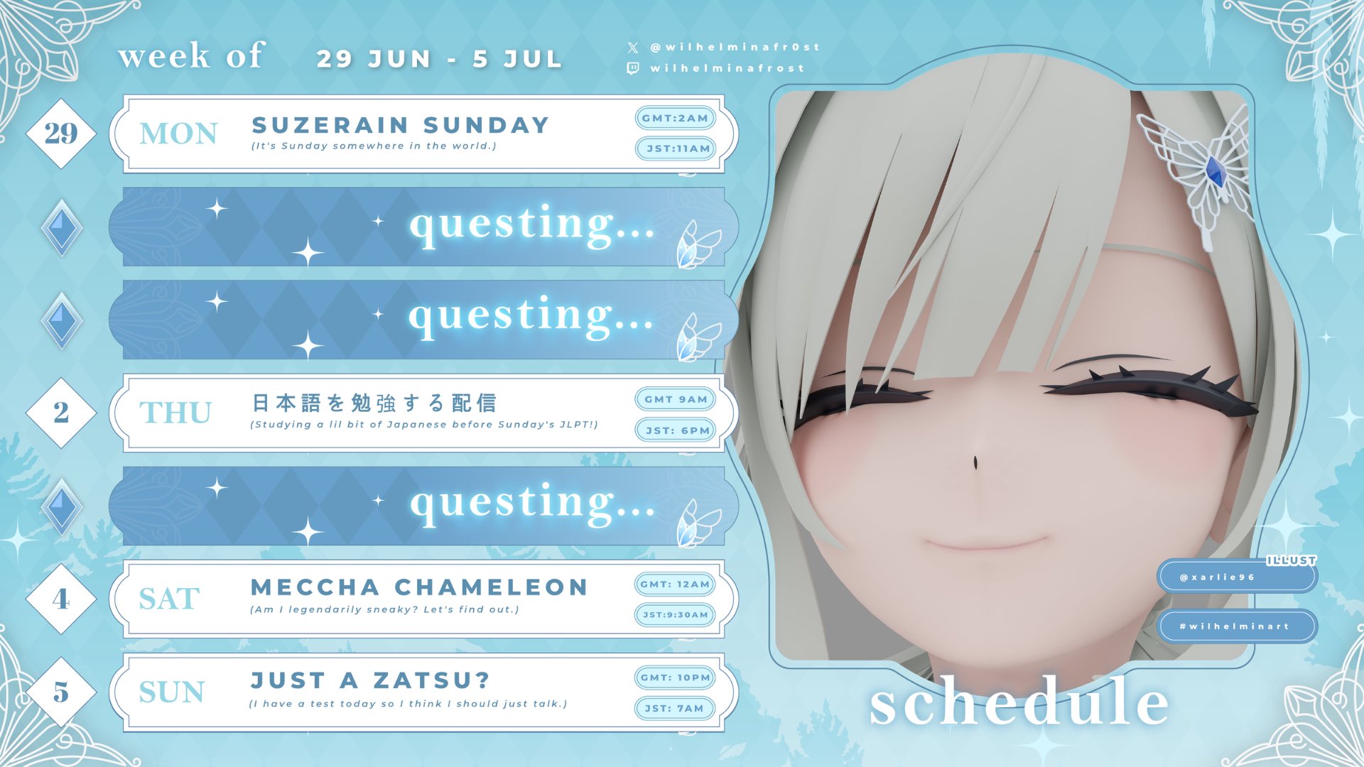 Wilhelmina Frost banner