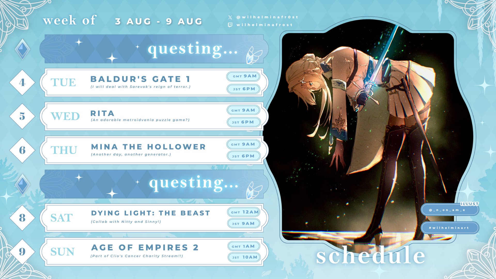 Wilhelmina Frost banner