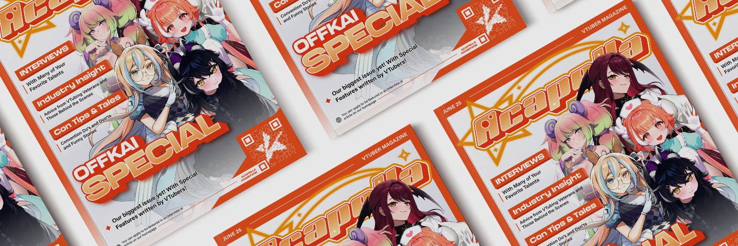 Acapella Media ⭐《VTuber Magazine》 banner