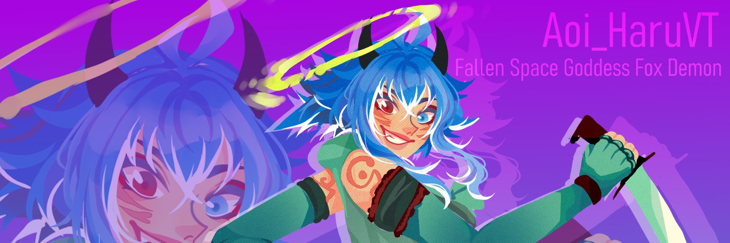 🔞 Aoi Haru🦊😈| ENVtuber banner