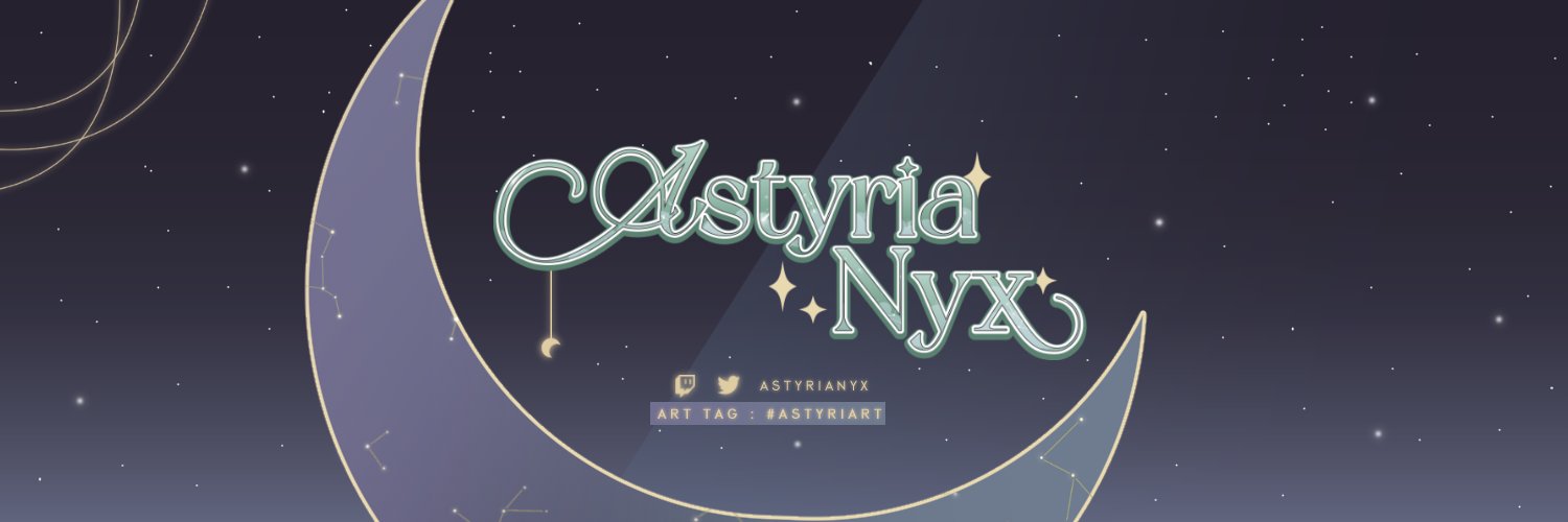 Astyria Nyx ✧ Falling Star ENVtuber banner