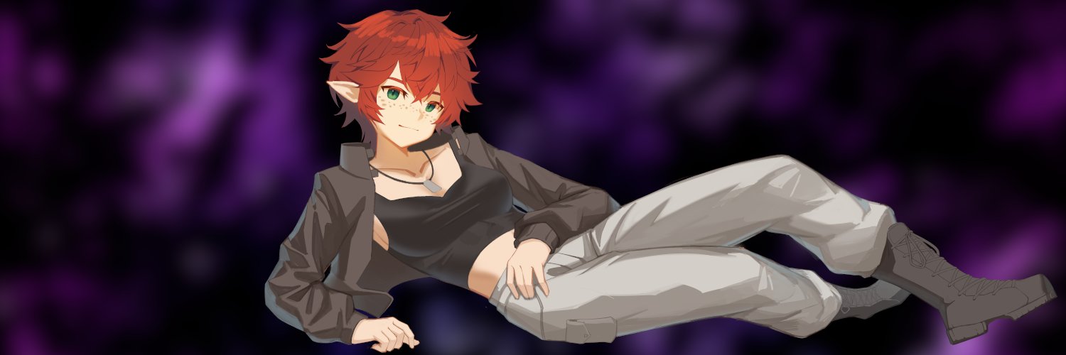 Audrey Jayde Thornwood 🥀 Vampire VTuber banner