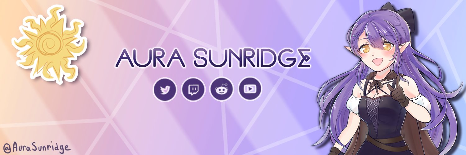 Aura Sunridge ☀️ ENVtuber banner