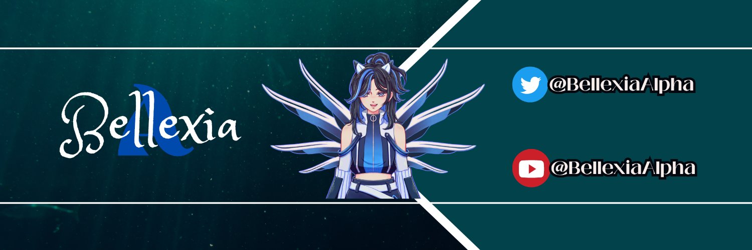 Bellexia α. 🐉💙 || PNGtuber banner