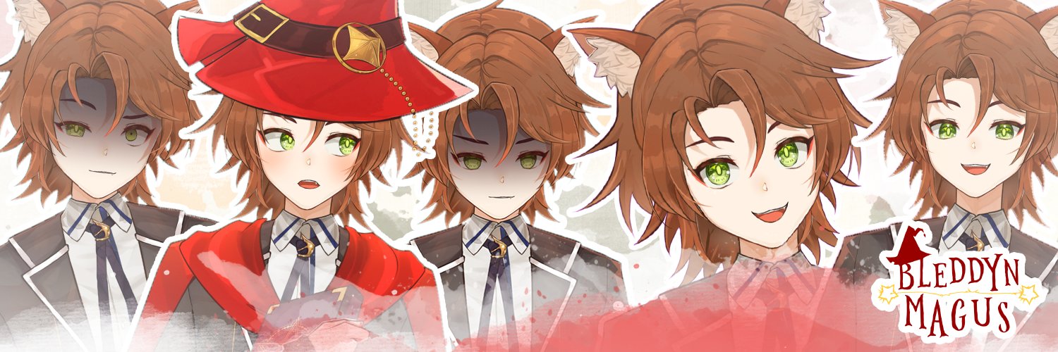 Bleddyn Magus 🐺🪄 🍉 - ENVtuber banner