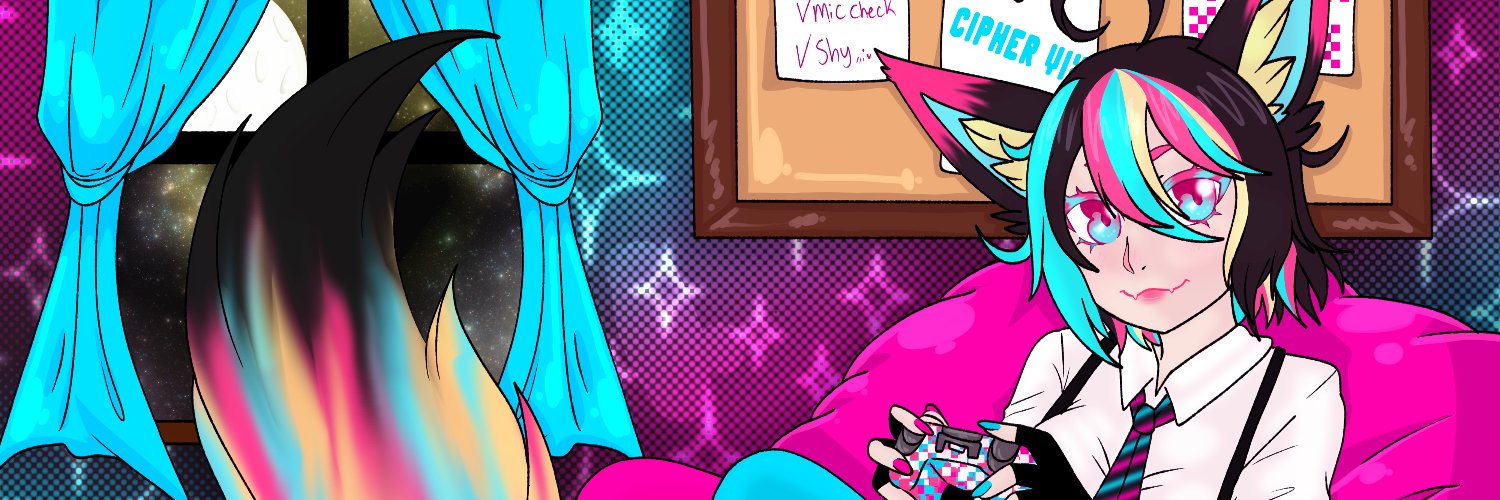 Cipher VIX ENVtuber banner