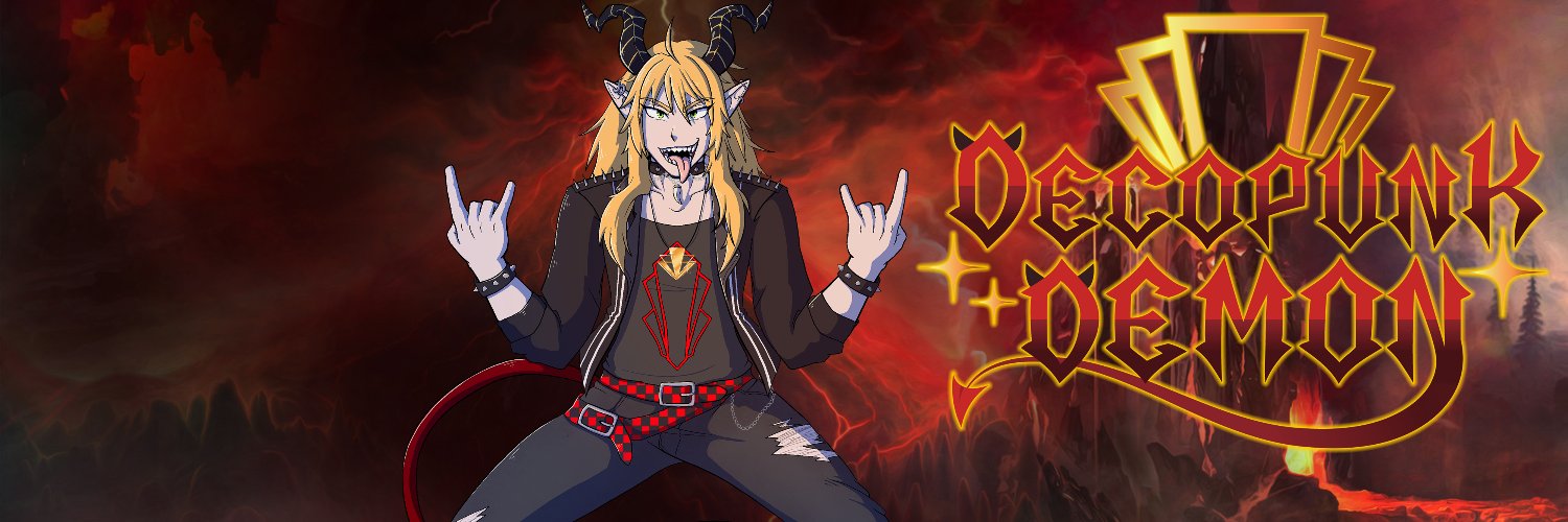 Decopunk Demon 😈『EN Vtuber』 banner