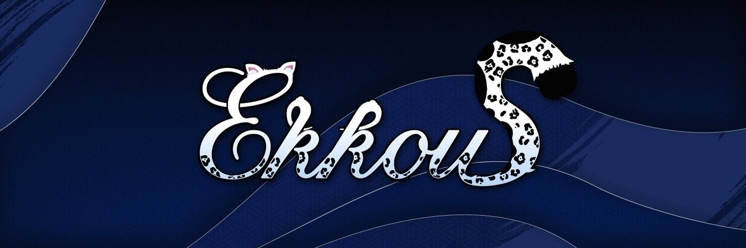 Ekkou the Snow Leopard ❄️#ENVTuber banner