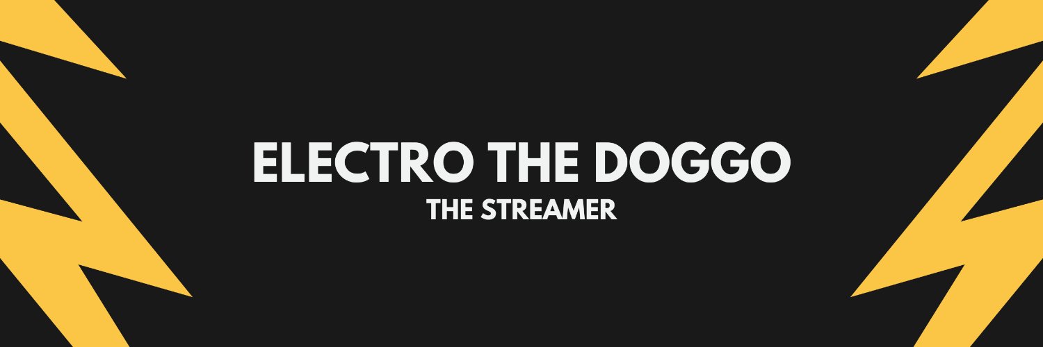 Electro | 🐶 The Doggo PNGtuber banner