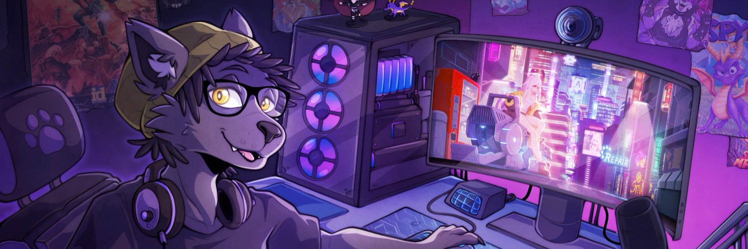 Gerard 🐈⬛ Catboi VTuber banner