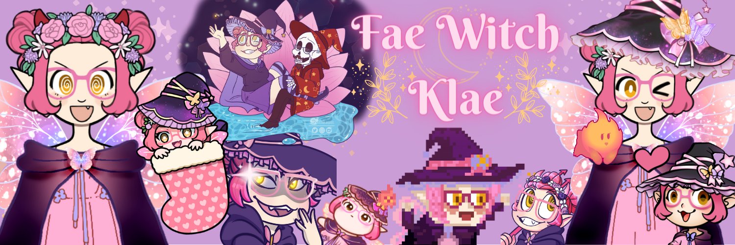 Fae Witch Klae 🦋✨{Fairy Witch PNGtuber} banner