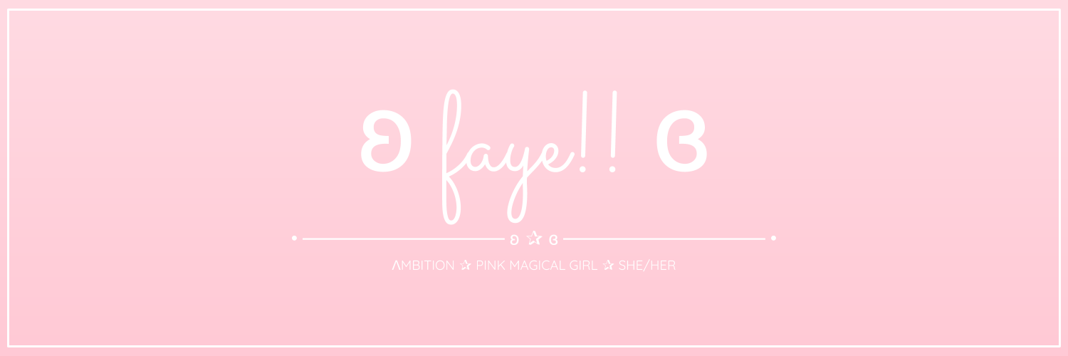 faye / フェイ ✨🎀 predebut! banner